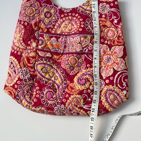 Vera Bradley Floral Paisley Tote Bag - Red and Pink - Picture 5 of 7